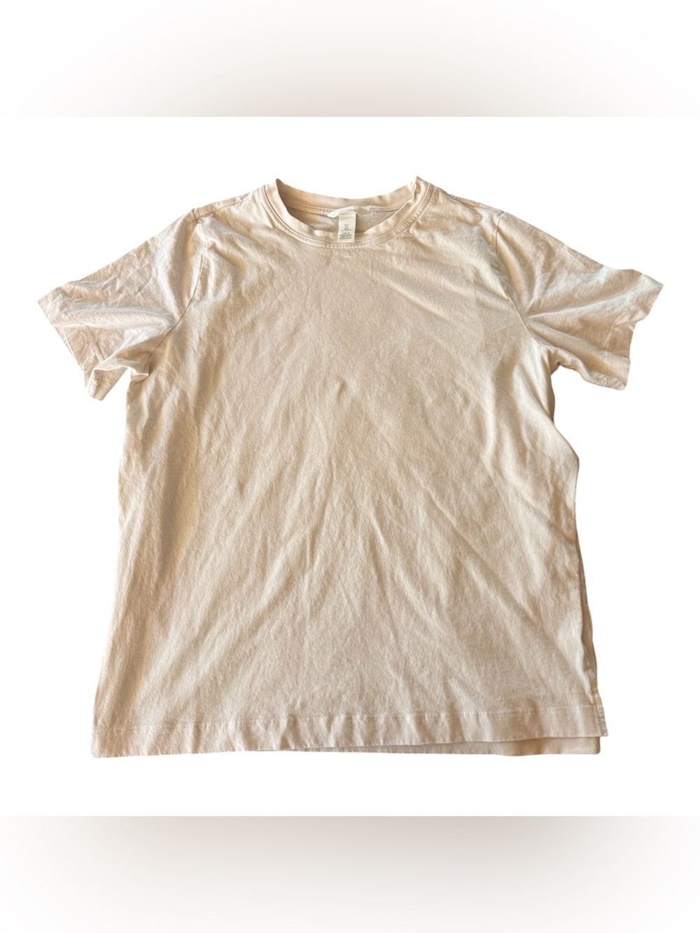 H&M Maternity LIKE NEW Casual Layering Cottagecore white Crewneck T-Shirt L